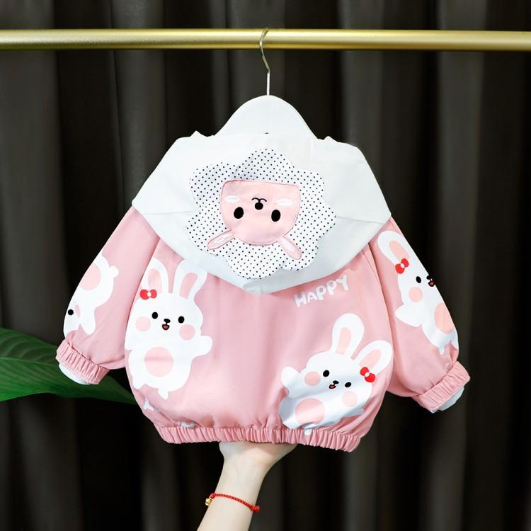 Girls All-match Casual Male Baby Female Baby Multicolor Cartoon Jacket $87.00 Dana Fashion Color: Green Child size: 100cm Baby Clothing Specification: Material: Cotton Fabric: Acetate Pattern: Cartoon animation Style: All-match Collar: Hooded Clothing pla