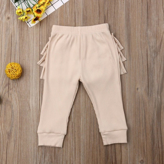 Girls' Lace Pants Outer Leggings $28.56 Dana Fashion Color: Beige Suit Height: 100cm Baby Clothing Product information: Pattern: solid color Color: beige, pink, white Suitable height: 70, 80, 90, 100, 110 Style: casual pants Fabric name: Cotton Element: C