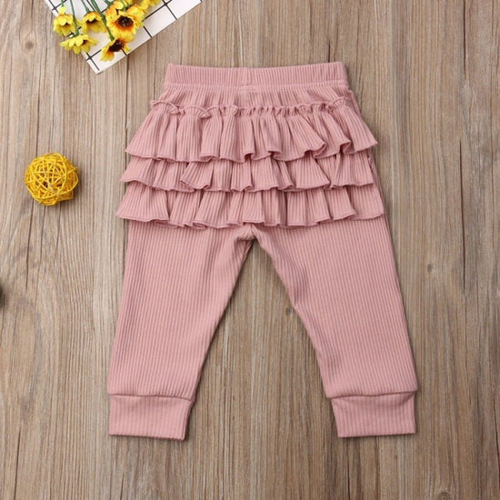 Girls' Lace Pants Outer Leggings $28.56 Dana Fashion Color: Pink Suit Height: 100cm Baby Clothing Product information: Pattern: solid color Color: beige, pink, white Suitable height: 70, 80, 90, 100, 110 Style: casual pants Fabric name: Cotton Element: Cu