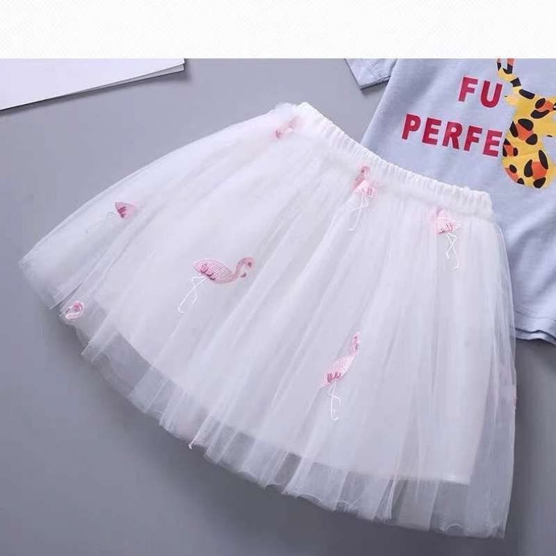 Girls Skirts Mesh Pleated Princess Dress $45.50 Dana Fashion Color: White Size: 100 Women's clothing Product Information: Style: all-match Pattern: Cartoon The content of main fabric ingredients: 10%-29% Lining ingredient content: 10%-29% Skirt type: plea