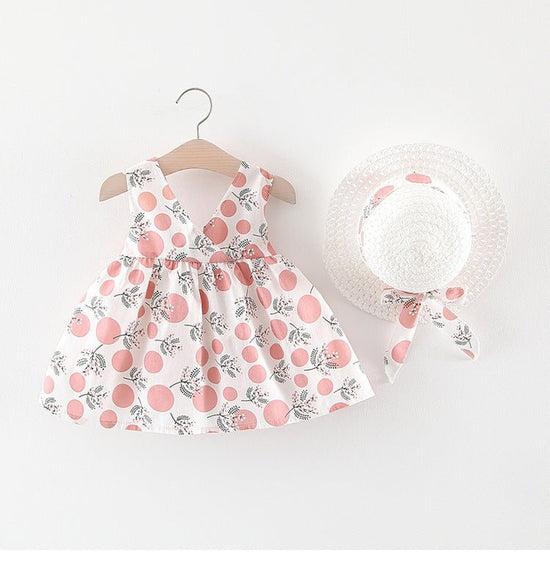 Girls' Summer Baby Girls' Short Sleeve Suit Skirt $26.14 Dana Fashion Color: Dot Orange Suitable Height: 100cm Baby Clothing Product information: Pattern: solid color Suitable height: 73cm,80cm,90cm,100cm Lining ingredients: polyvinyl alcohol fiber (Vinyl