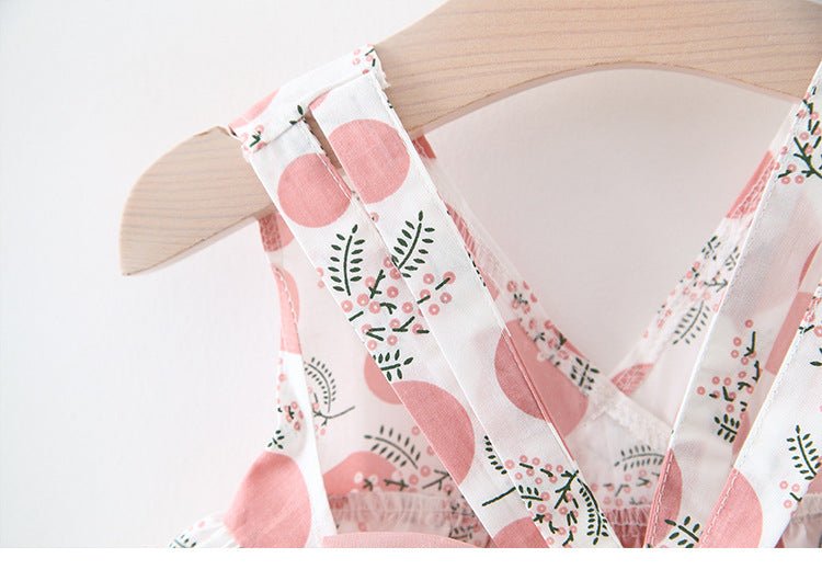 Girls' Summer Baby Girls' Short Sleeve Suit Skirt $26.14 Dana Fashion Color: Dot Orange Suitable Height: 100cm Baby Clothing Product information: Pattern: solid color Suitable height: 73cm,80cm,90cm,100cm Lining ingredients: polyvinyl alcohol fiber (Vinyl