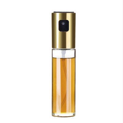 glass oil vinegar spray bottle $17.25 Dana Fashion format: Golden Dana's Kitchen [name] ABS + glass oil vinegar spray bottle [material] ABS + high white glass [Specification] Diameter 4cm Height 17.5cm Single capacity 100ml [Features] Fine workmanship, ex