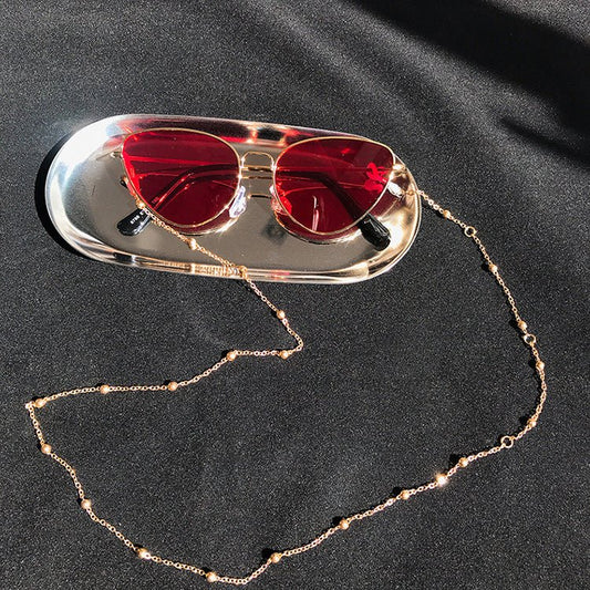 Glasses chain neck $10.95 Dana Fashion Color: Gold Women's Accessories Material：Copper + Iron Package：Each individual package, if you need a gift box, you can contact customer service Length：about 72cm does not include two ends; due to handmade, there wil