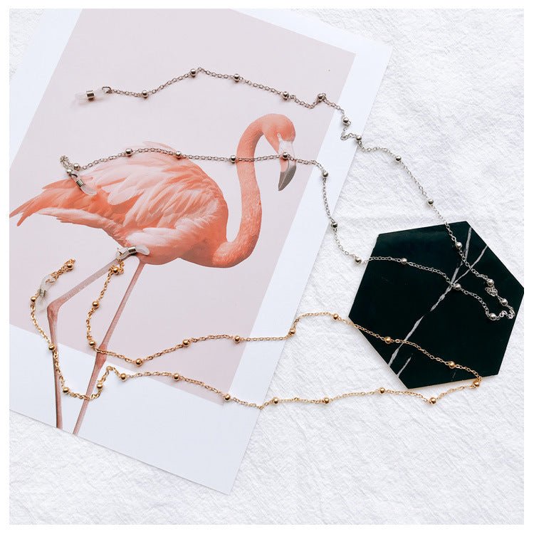Glasses chain neck $10.95 Dana Fashion Color: Gold Women's Accessories Material：Copper + Iron Package：Each individual package, if you need a gift box, you can contact customer service Length：about 72cm does not include two ends; due to handmade, there wil