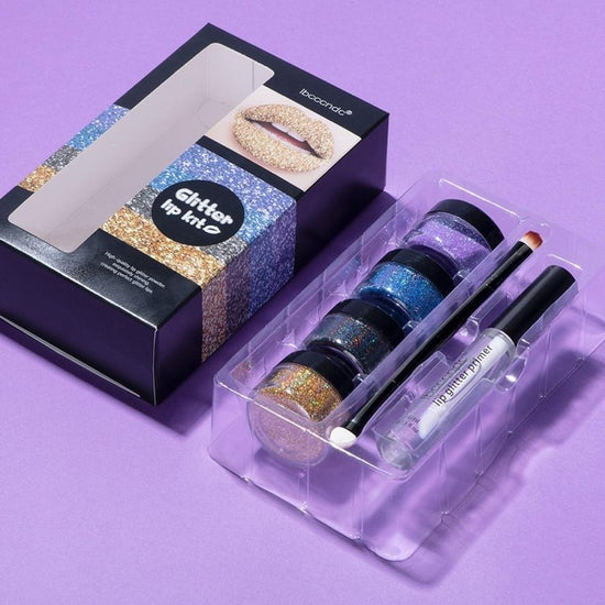 Glitter Lip Gloss Lipstick Shiny DIY Lip Gloss Diamond Waterproof Long Lasting Lipgloss Kit With Lip Primer Lip Tint Lips Makeup $19.00 Dana Fashion style: A makeup Overview: 1. Glitter Lip Gloss Set: You can use glitter lip gloss to create perfect shiny