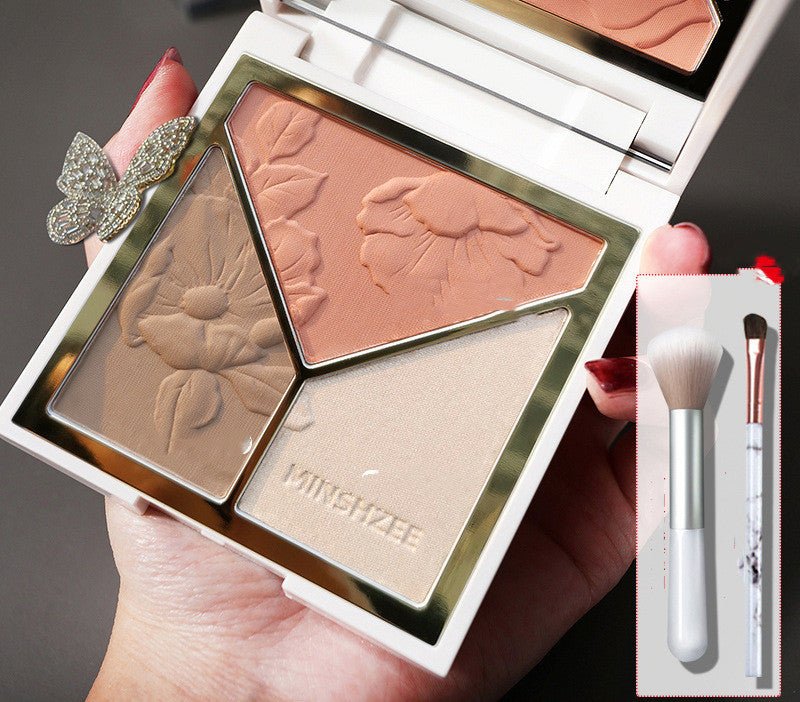 Glitter Matte Nose Shadow Blush New $19.50 Dana Fashion style: H makeup Product information Specifications: normal specifications Model: M6009 Light and Shadow Artist Repairing Disk Series: Youth Series Image: Young Girl Skin Type: General Shelf life: 3 y