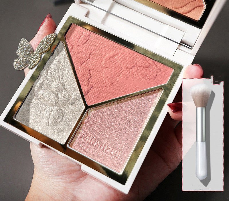 Glitter Matte Nose Shadow Blush New $19.50 Dana Fashion style: F makeup Product information Specifications: normal specifications Model: M6009 Light and Shadow Artist Repairing Disk Series: Youth Series Image: Young Girl Skin Type: General Shelf life: 3 y