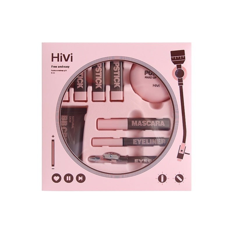 Glue Record Limited Lipstick Powder Beauty Gift Set $47.39 Dana Fashion Color Classification: Suit Gift Box makeup Product information: Color: Pink Applicable people: Ladies Specification: Standard specifications Applicable skin type: Universal Color clas