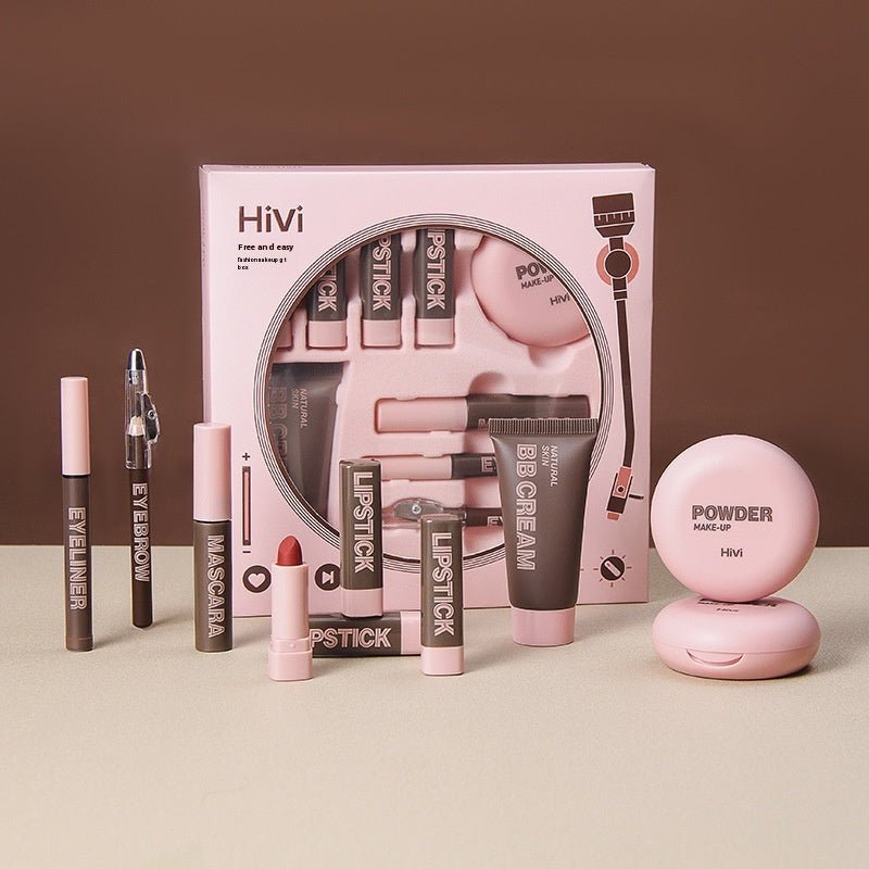 Glue Record Limited Lipstick Powder Beauty Gift Set $47.39 Dana Fashion Color Classification: Suit Gift Box makeup Product information: Color: Pink Applicable people: Ladies Specification: Standard specifications Applicable skin type: Universal Color clas