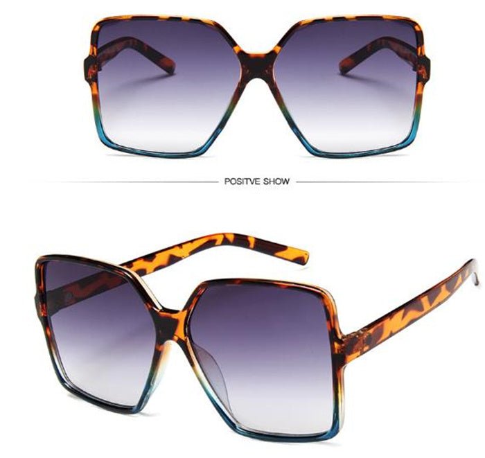 Goggles Women Sunglasses Personality And Elegance $27.75 Dana Fashion style: D Women's Accessories Product information: Style: personality, elegant, avant-garde and comfortable Applicable gender: female Style: A bright black double gray, B bright black fu