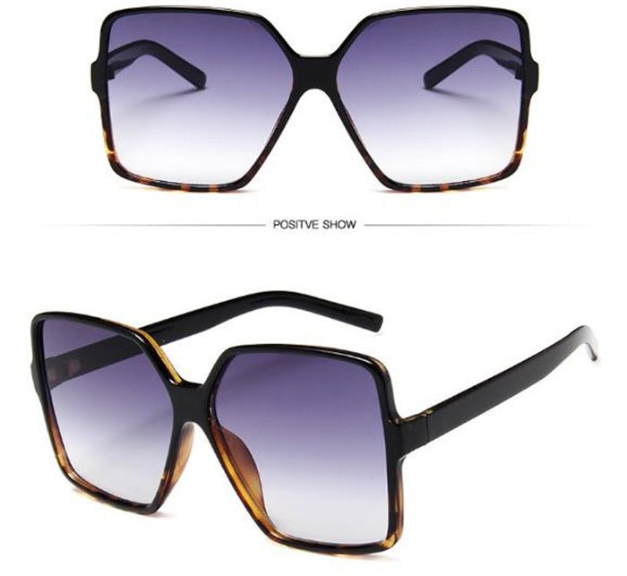 Goggles Women Sunglasses Personality And Elegance $27.75 Dana Fashion style: C Women's Accessories Product information: Style: personality, elegant, avant-garde and comfortable Applicable gender: female Style: A bright black double gray, B bright black fu
