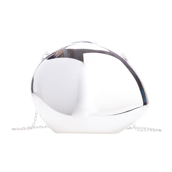 Golden Acrylic Metallic Goose Egg Box Banquet Clutch $37.31 Dana Fashion Color: Silver Size: 21 x 5 x 15cm Women's Bags Product information: Color: gold (with lining), silver (with lining), Daikin color (with lining), large silver (with lining) Outer bag