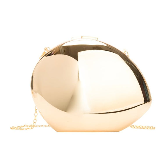 Golden Acrylic Metallic Goose Egg Box Banquet Clutch $37.31 Dana Fashion Color: Gold Size: 21 x 5 x 15cm Women's Bags Product information: Color: gold (with lining), silver (with lining), Daikin color (with lining), large silver (with lining) Outer bag ty
