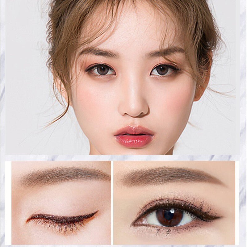 Golden pearlescent Eyeliner $16.93 Dana Fashion Color: Coffee makeup Brand: Star Series Color: black gold silver dark coffee Shelf life: 3 years