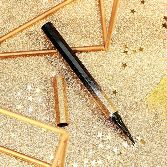 Golden pearlescent Eyeliner $16.93 Dana Fashion Color: Black makeup Brand: Star Series Color: black gold silver dark coffee Shelf life: 3 years