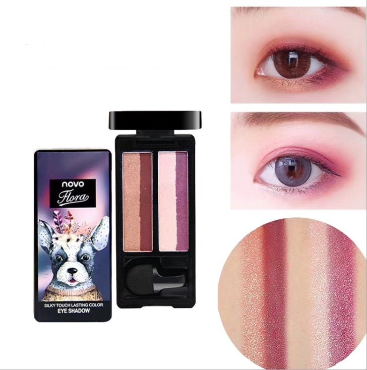 Gradient Two-color Eyeshadow $24.18 Dana Fashion Color: 4 style makeup Overview: A two-color mix and match with one brush! Follow the 7:3 yellow Two-color eyeshadow divided by golden proportions, can be used with small mushrooms The proportions of the hea
