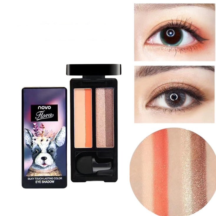 Gradient Two-color Eyeshadow $24.18 Dana Fashion Color: 2 style makeup Overview: A two-color mix and match with one brush! Follow the 7:3 yellow Two-color eyeshadow divided by golden proportions, can be used with small mushrooms The proportions of the hea