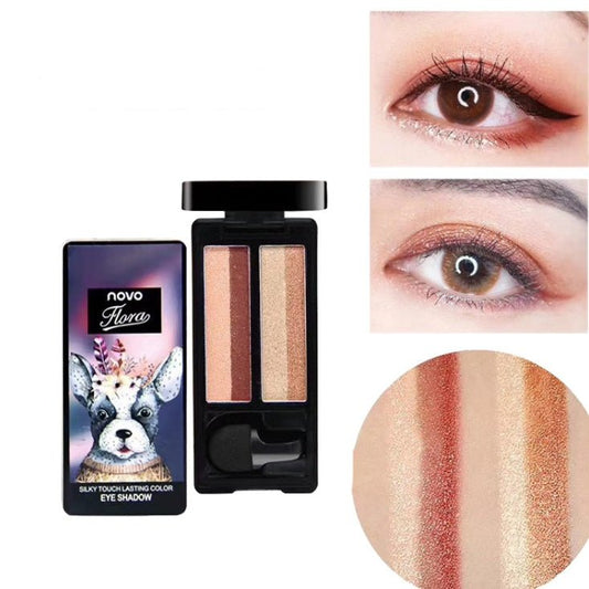 Gradient Two-color Eyeshadow $24.18 Dana Fashion Color: 1 style makeup Overview: A two-color mix and match with one brush! Follow the 7:3 yellow Two-color eyeshadow divided by golden proportions, can be used with small mushrooms The proportions of the hea