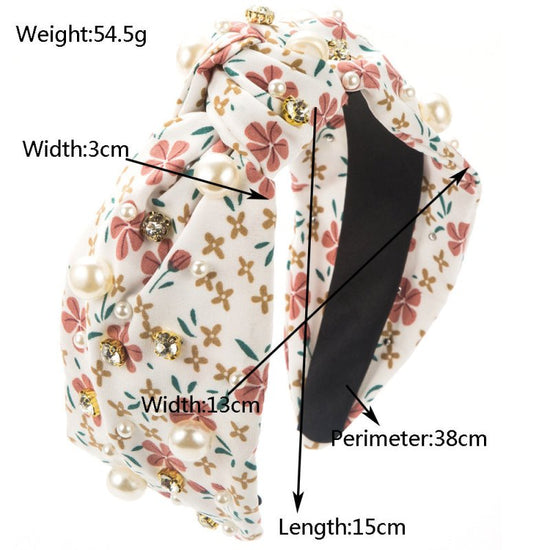 Hair Band Floral Knotted Beads Rhinestones $15.28 Dana Fashion Color: Rose Red Women's Accessories Product information: Treatment Process: Diamond Color: Rose Red Applicable population: Female Material: Alloy Shape: hair band Popular elements: Flowers Pac