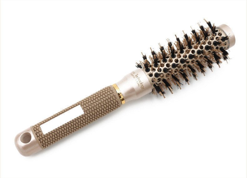Hair Comb Brush Nano Hairbrush Ceramic Ion Round Barrel Comb Hairdressing Hair Salon Styling Tool $25.00 Dana Fashion style: A Beauty Tools Product material: Material: ABS Details: Product category: Curling comb Size: Above 20cm Ceramic panel/uniform heat