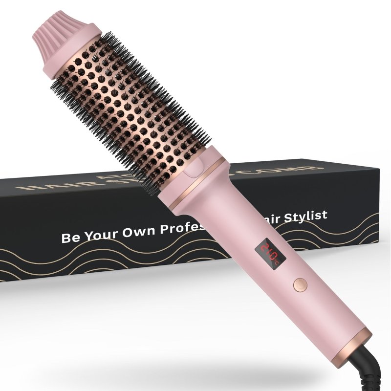 Hair Curler Straight Comb Multifunctional Household Portable $63.94 Dana Fashion Color: Black set Electrical outlet: EU Beauty Tools Product information: Power: European standard, American Standard, British Standard Power supply mode: Wired (AC) Color: Bl