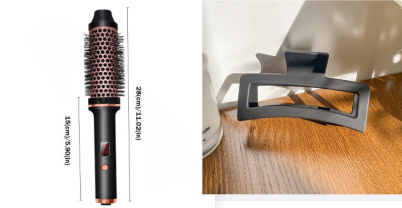 Hair Curler Straight Comb Multifunctional Household Portable $63.94 Dana Fashion Color: Black set Electrical outlet: EU Beauty Tools Product information: Power: European standard, American Standard, British Standard Power supply mode: Wired (AC) Color: Bl