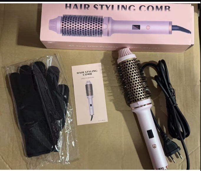 Hair Curler Straight Comb Multifunctional Household Portable $63.08 Dana Fashion Color: Pink Electrical outlet: EU Beauty Tools Product information: Power: European standard, American Standard, British Standard Power supply mode: Wired (AC) Color: Black R
