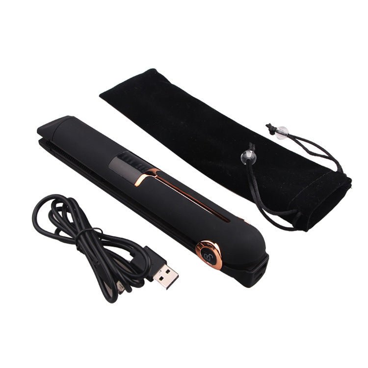 Hair curler $59.99 Dana Fashion Power: Black Beauty Tools Product Details Name: Wireless splint hair straightener Material: PC, PA66 Charging cable: micro USB charging cable (1 meter) Charging time: 3 hours - 4 hours Standby working time 205 ° up to 40 po