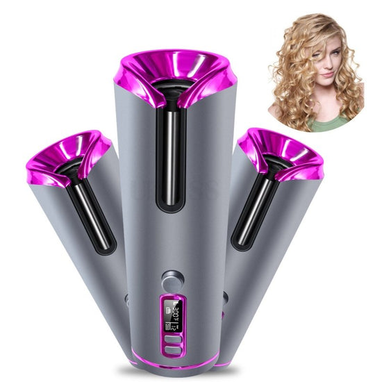 Hair Curling Iron Portable Automatic Hair Curling Iron Multifunctional Usb Charging $109.00 Dana Fashion Color: Pink power: USB Beauty Tools Product information: Product category: Roll and straight dual-use Heat conductor material: Tourmaline ceramic Temp