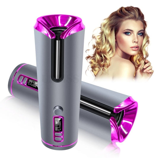 Hair Curling Iron Portable Automatic Hair Curling Iron Multifunctional Usb Charging $109.00 Dana Fashion Color: Pink power: USB Beauty Tools Product information: Product category: Roll and straight dual-use Heat conductor material: Tourmaline ceramic Temp