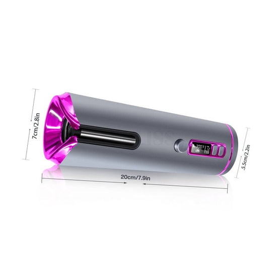 Hair Curling Iron Portable Automatic Hair Curling Iron Multifunctional Usb Charging $109.00 Dana Fashion Color: Pink power: USB Beauty Tools Product information: Product category: Roll and straight dual-use Heat conductor material: Tourmaline ceramic Temp