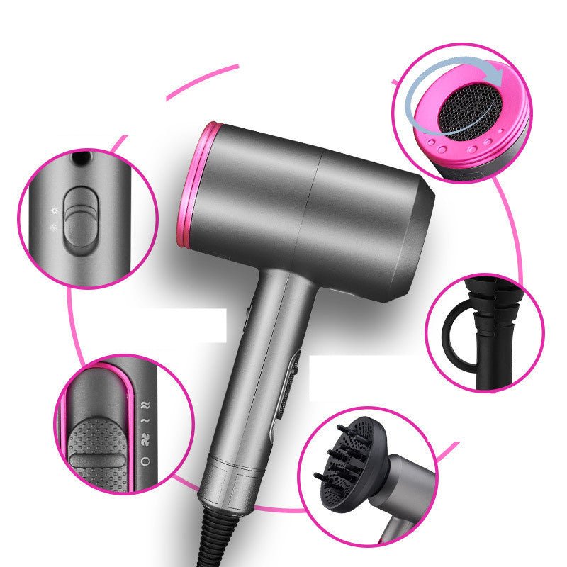 Hair Dryer 1400w 110V 220V Hairdryer Hair Blow Dryer Fast Straight Hot Air Styler 3 Heat Setting 2 Speed Ne Setting $38.73 Dana Fashion Model: EU Beauty Tools Product description: Hair Dryer is a trendy inclusion in modern hair technology. This dryer save