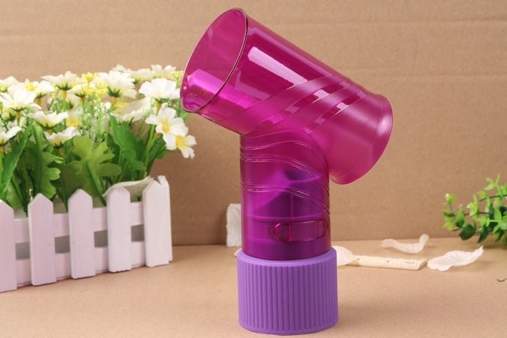 Hair dryer magic curls $21.46 Dana Fashion Color: Black Beauty Tools Material: ABS environmentally friendly material Applicable: stereotype drying, curly hair style Features: high temperature resistance, not easy to deform Size: 15.2*7.2*21cm Multiple pur