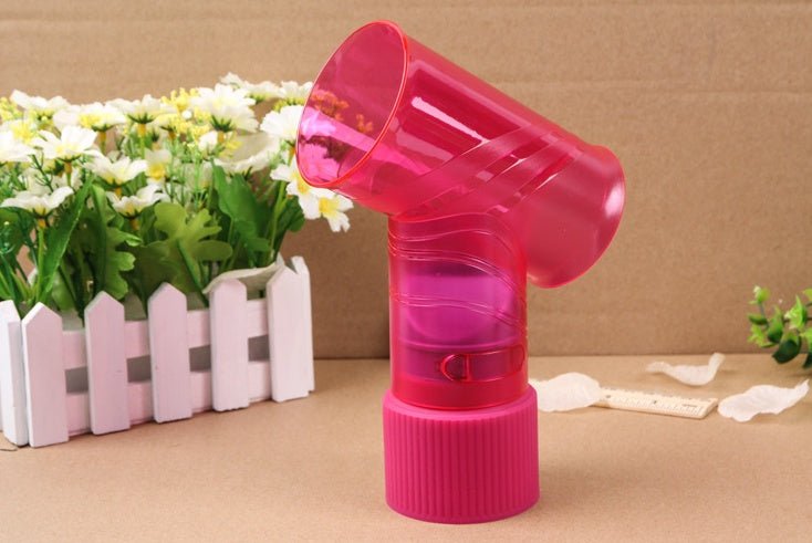 Hair dryer magic curls $22.57 Dana Fashion Color: Pink Beauty Tools Material: ABS environmentally friendly material Applicable: stereotype drying, curly hair style Features: high temperature resistance, not easy to deform Size: 15.2*7.2*21cm Multiple purc