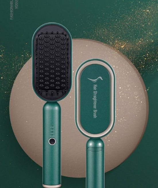 Hair Straightener Brush Hair Styling Tools Other Hair Salon Equipment Transfer Print Surface $50.00 Dana Fashion Color: Grey Electrical outlet: EU Beauty Tools Product information: Product Category: Hair Straightener Heat conductor material: tourmaline ce