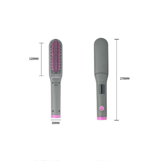Hair Straightener, Curly Hair, Wet And Dry, Lazy Portable Negative Ion Straightener $50.50 Dana Fashion Color: Green power: AU Beauty Tools Product information: Product Category: Hair Straightener Power supply mode: plug-in Heat conductor material: tourma