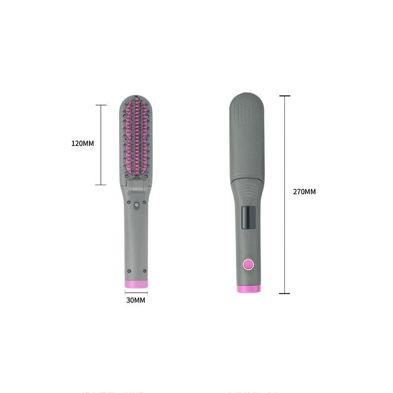 Hair Straightener, Curly Hair, Wet And Dry, Lazy Portable Negative Ion Straightener $50.50 Dana Fashion Color: Green power: AU Beauty Tools Product information: Product Category: Hair Straightener Power supply mode: plug-in Heat conductor material: tourma