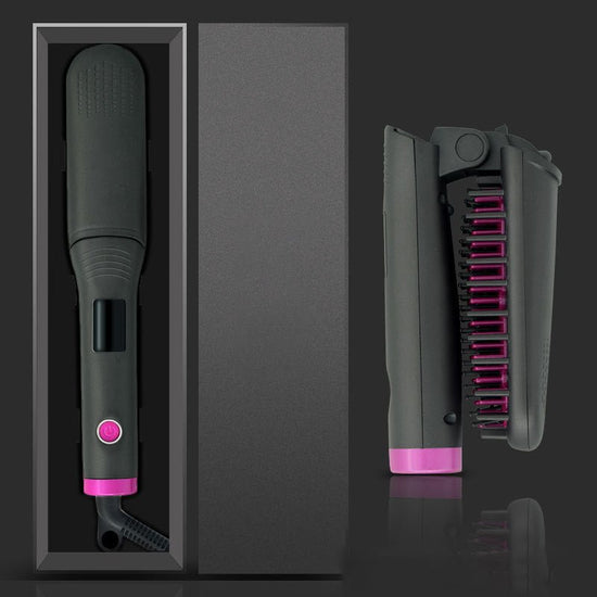 Hair Straightener, Curly Hair, Wet And Dry, Lazy Portable Negative Ion Straightener $50.50 Dana Fashion Color: Green power: AU Beauty Tools Product information: Product Category: Hair Straightener Power supply mode: plug-in Heat conductor material: tourma