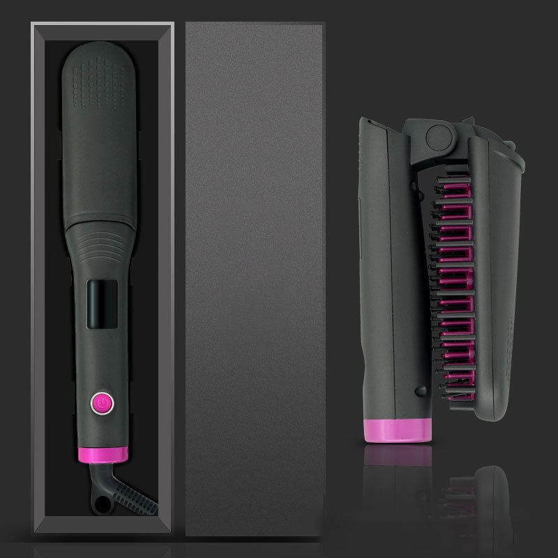 Hair Straightener, Curly Hair, Wet And Dry, Lazy Portable Negative Ion Straightener $50.50 Dana Fashion Color: Green power: AU Beauty Tools Product information: Product Category: Hair Straightener Power supply mode: plug-in Heat conductor material: tourma
