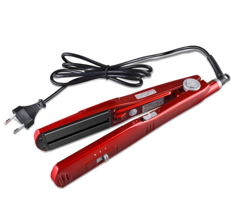 Hair straightener wholesale electric splint mixed batch steam hydrating straight hair stick $39.00 Dana Fashion Model: EU Beauty Tools Product category: Hair straightener Applicable hair: wet and dry Thermal conductor material: tourmaline ceramic Thermal