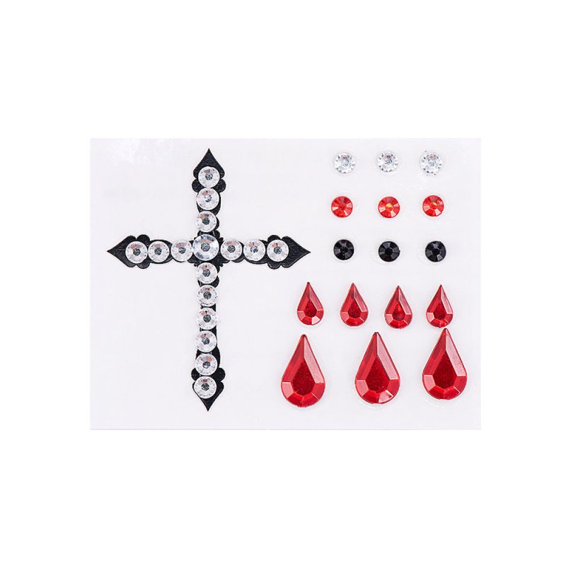 Halloween Dressing Cosmetics Cross-border Black Lipstick Smoky Makeup Plasma Stickers Halloween Painted Set $25.50 Dana Fashion Color Classification: WH 235 makeup Product information: Color: Black Applicable people: general Specification: Standard specif