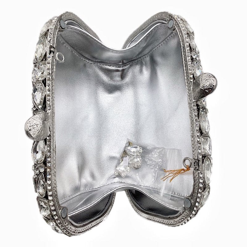 Hand-held New Diamond Evening Bag $156.00 Dana Fashion Color: Black Women's Bags Product information: Lining texture: PU Applicable scenarios: Daily matching Color: Crystal yellow, champagne, silver, green, purple, red, rose red, royal blue, black, gold c