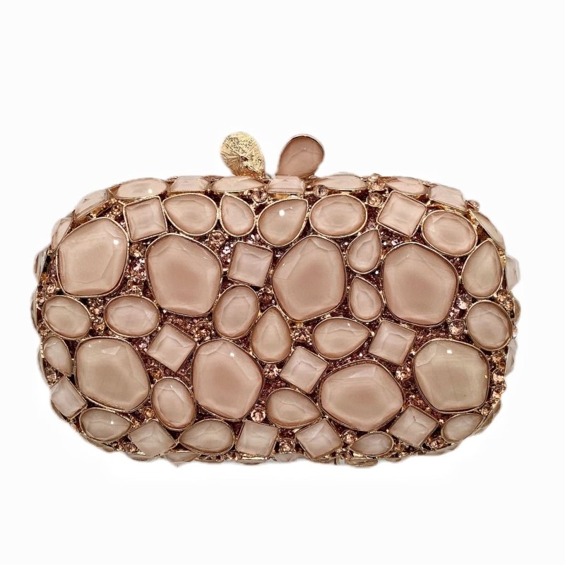 Hand-held New Diamond Evening Bag $156.00 Dana Fashion Color: Cat Eye Diamond Women's Bags Product information: Lining texture: PU Applicable scenarios: Daily matching Color: Crystal yellow, champagne, silver, green, purple, red, rose red, royal blue, bla