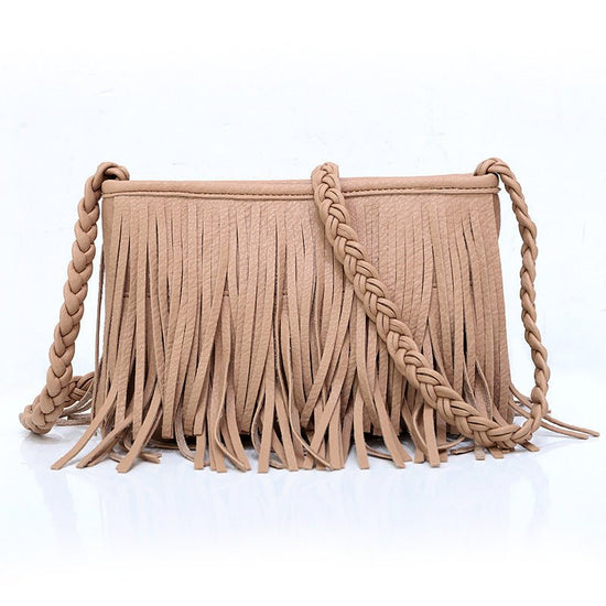 Hand-woven Tassel Bag Shoulder Crossbody Bag $54.93 Dana Fashion Color: Khaki Women's Bags Product information: Lining texture: polyester cotton Pattern: solid color Color: khaki, black, brown, gray, beige Processing Method: soft surface Outer bag type: S