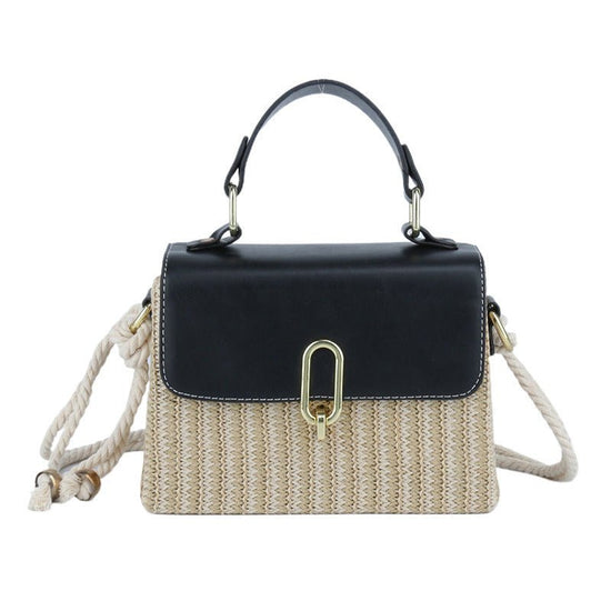 Handbag Western Style One-shoulder Versatile Woven Bag $53.43 Dana Fashion Color: Black Women's Bags Product information: Lining texture: Polyester Applicable scenarios: Daily matching Color: black, white, yellow Outer bag type: Three-dimensional pocket H