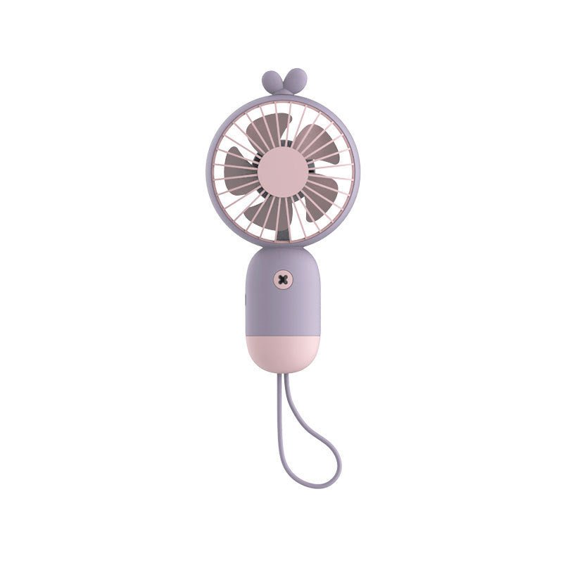 Handheld portable mini fan $38.12 Dana Fashion Color: Purple Toys & Hobbies Product name: cute hand-held fan Rated voltage: 3.7V Rated power: 1.5W Battery capacity: 500mAh Material: ABS + silicone Charging time: 2 hours Working time: 2.5-4 hours (dependin