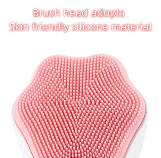 Handheld Silicone Face Scrubber Exfoliator, Face Brushes For Cleansing And Exfoliating, Manual Facial Cleansing Brush, Gentle Soft Face Wash Brush For Sensitive, Delicate, Dry Skin $43.99 Dana Fashion Color: Blue Beauty Tools Enlarge Brush Head - Cat Paw