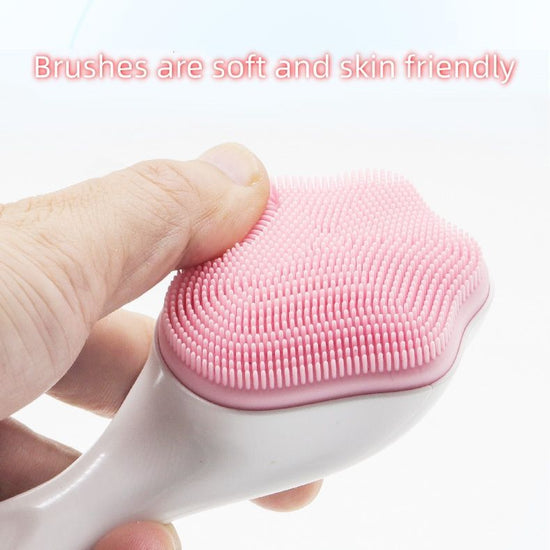 Handheld Silicone Face Scrubber Exfoliator, Face Brushes For Cleansing And Exfoliating, Manual Facial Cleansing Brush, Gentle Soft Face Wash Brush For Sensitive, Delicate, Dry Skin $43.99 Dana Fashion Color: Blue Beauty Tools Enlarge Brush Head - Cat Paw