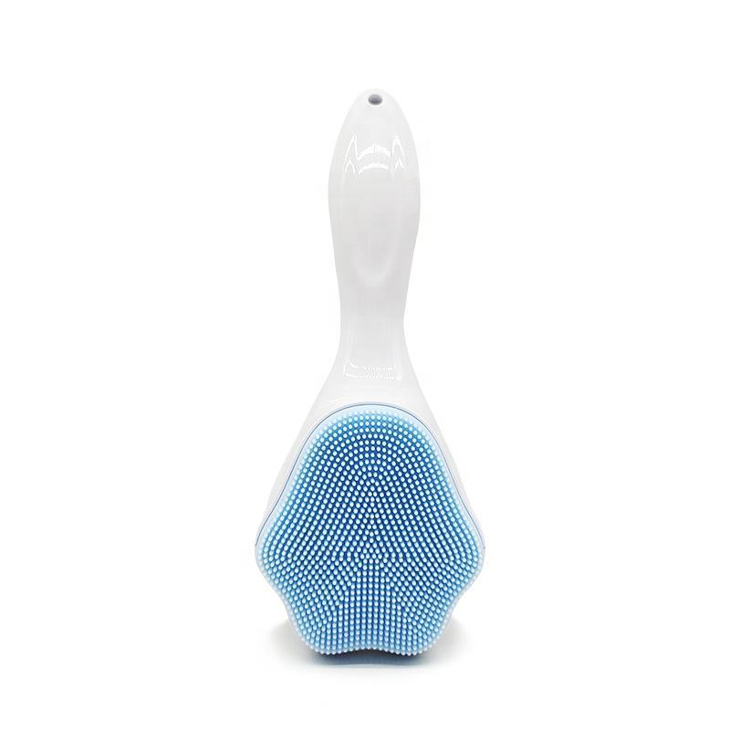 Handheld Silicone Face Scrubber Exfoliator, Face Brushes For Cleansing And Exfoliating, Manual Facial Cleansing Brush, Gentle Soft Face Wash Brush For Sensitive, Delicate, Dry Skin $43.99 Dana Fashion Color: Blue Beauty Tools Enlarge Brush Head - Cat Paw
